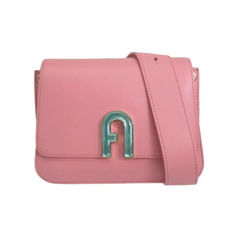 Furla Leather Handbag, Shoulder Bag Mini Women's Pink-0
