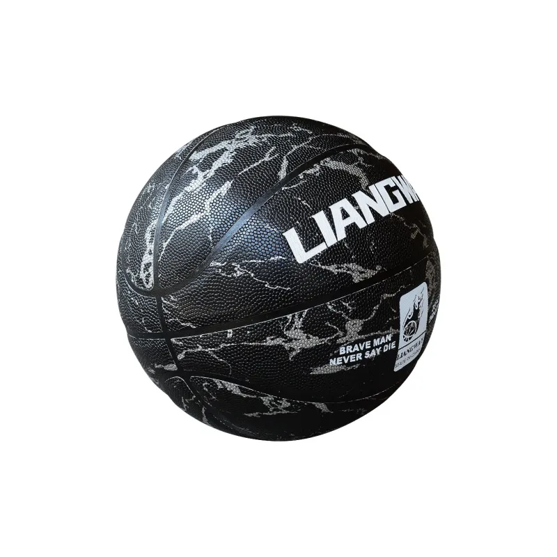 Vartsing PU Basketball Stone Pattern Black 6/Size 7 Ball Training Unisex-3