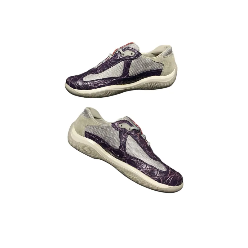 PRADA Low-Top Casual Shoes Men's Purple-1