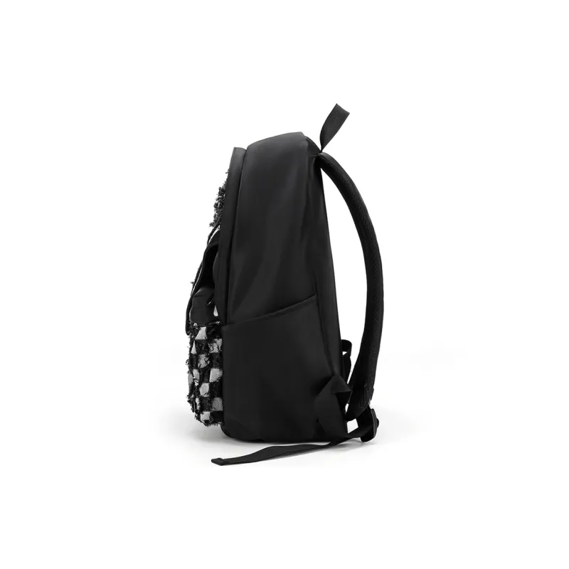 L&M Oxford Laptop Backpack Regular Unisex Black-3
