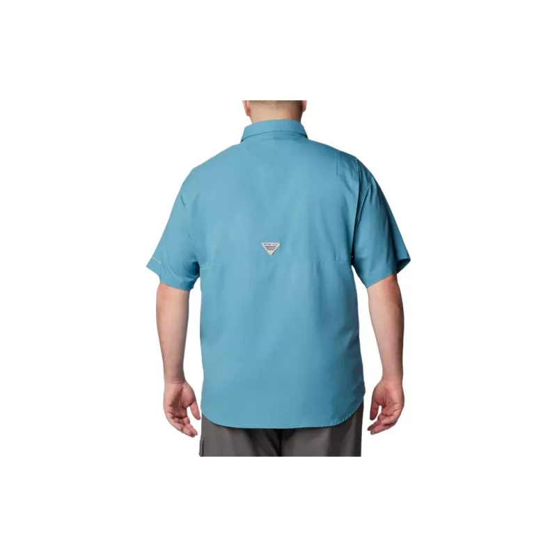 Columbia PFG Tamiami II Short Sleeve Shirt - Big Shirt Men's Canyon Blue-1