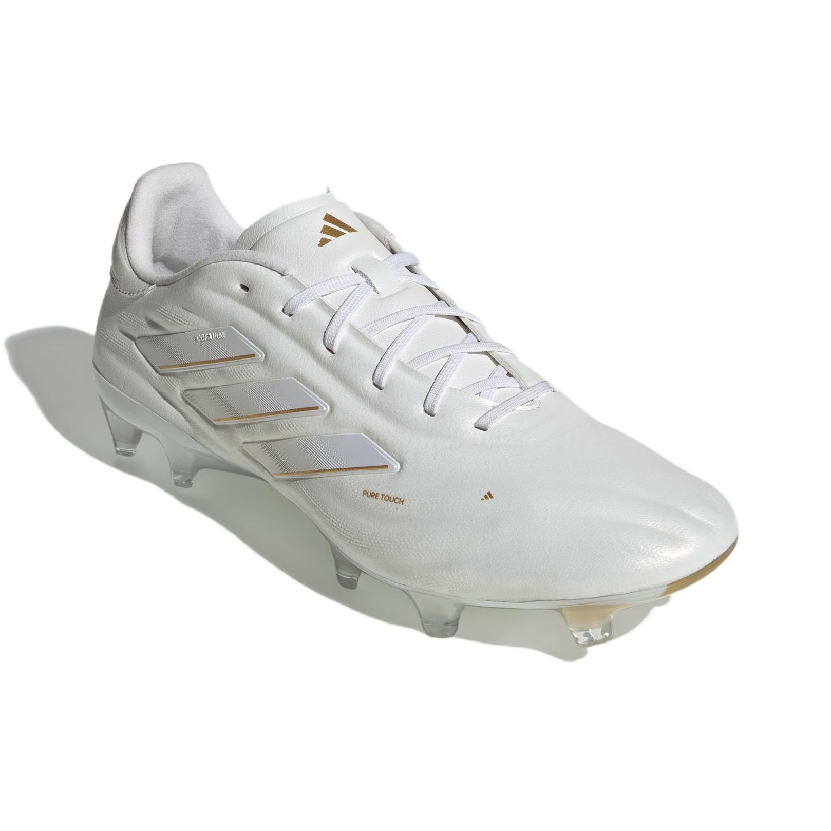 Adidas COPA PURE 2 Soccer Shoes Unisex Low-Top White Gold US