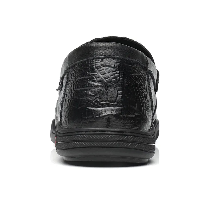 KJ Gommino Loafers Men Black-5