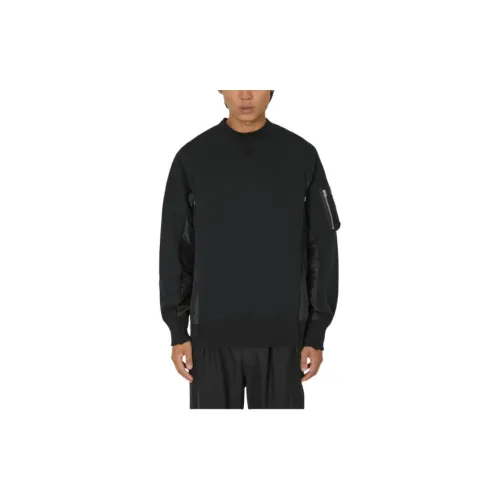 Sacai Sweatshirts Men Black