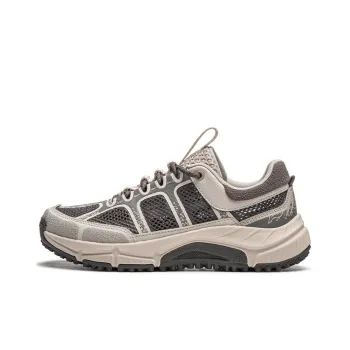LiNing Yijie LITE Yijie Lite RT Outdoor Cushioning, Wear Resistant Low Top Hiking Shoes Women's Gray