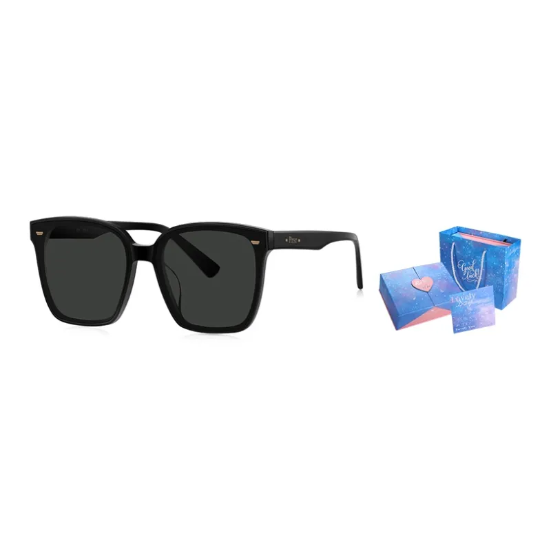 Prsr Plate Frame Square Sunglasses Unisex-3