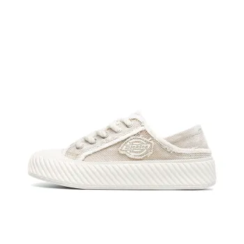 Dickies Abrasion Resistant Breathable Height Increasing Cushioning Low Top Canvas Shoes Unisex Cappuccino
