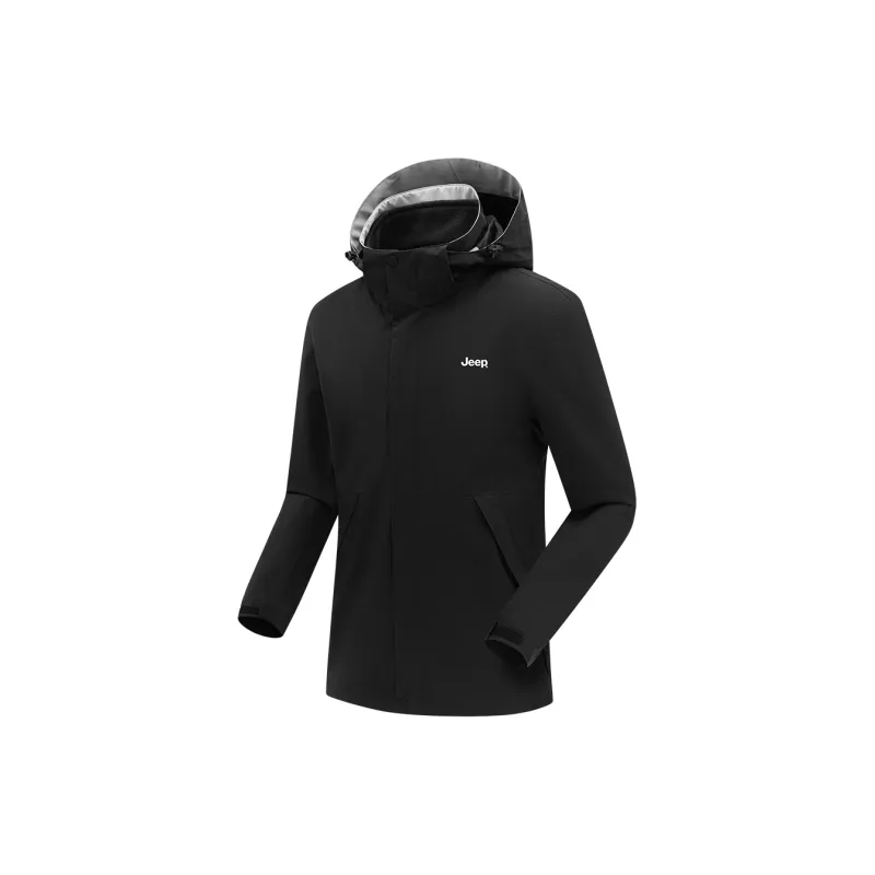 Jeep Windbreaker Jacket Trench Coat Unisex-2