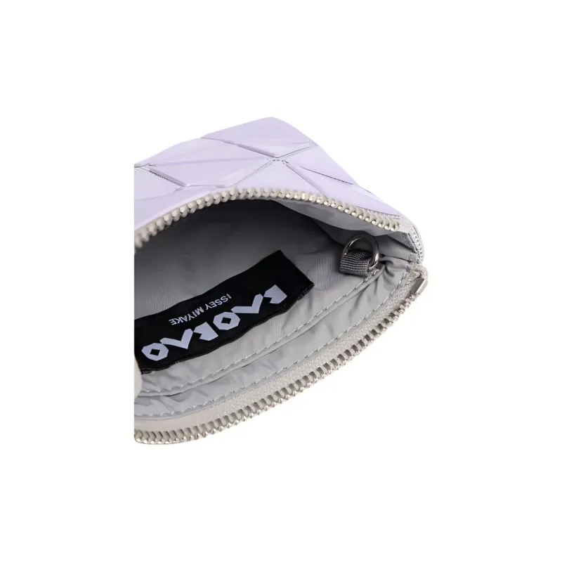 ISSEY MIYAKE CASSETTE Polyvinyl Chloride Resin Wallets Card Holders Women's Lavender-4