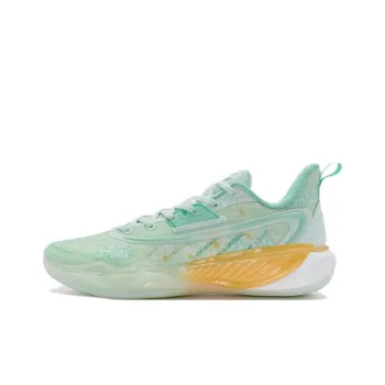 XTEP Feather 5th Generation Anti Slip Wear Resistant Low Top Basketball Shoes Men's Green