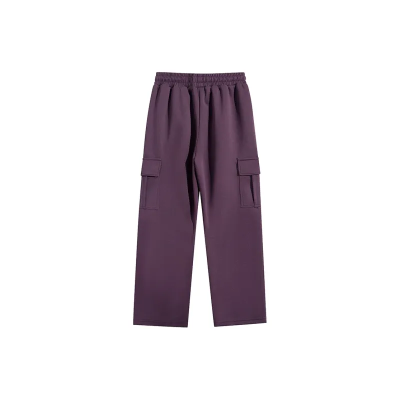 ELNHEN Cargo Pants Unisex Purple-2