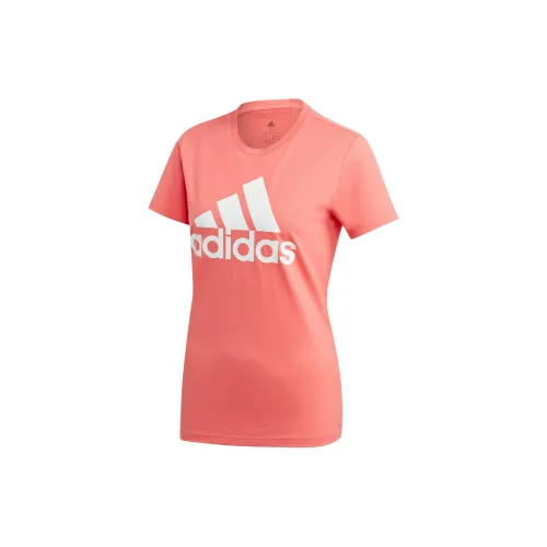 Adidas MUST HAVES T-Shirts Women's Shimmery Red