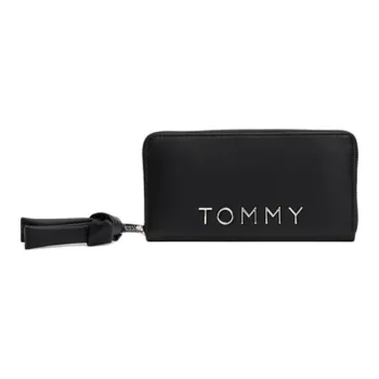 Tommy Hilfiger Polyurethane Wallet Large Size Women's Black