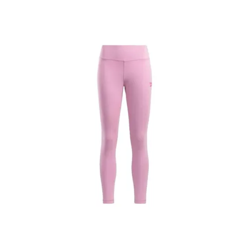 Reebok Identity Small Logo Leggings Leggings Women's Pink Jasmine