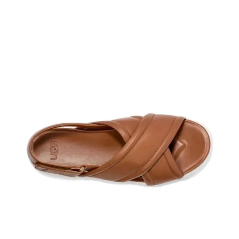 UGG One Strap Sandals 1.5cm Women's Orange-4