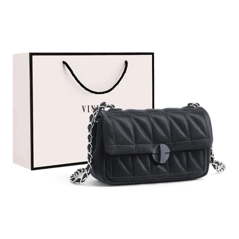 VINEY Synthetic Leather Small Square Bag Shoulder Bag Crossbody Bag Small Size Women's Spring Light Pearl White-6