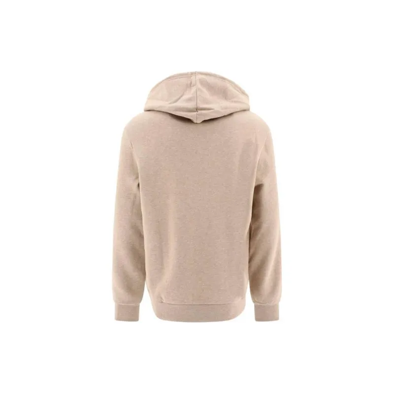 A.P.C Logo Embroidered Drawstring Hoodie-1