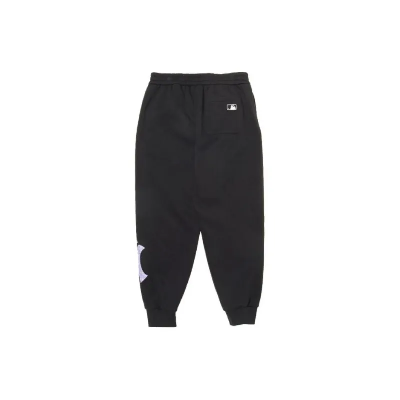 MLB New York Yankees Monogram Big Lu Casual Pants Unisex Black-1