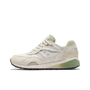 Saucony Low Top Running Shoes Unisex Beige Green