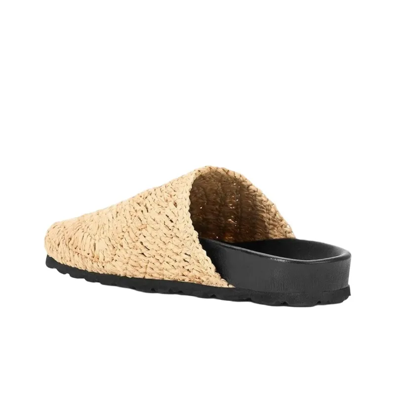 Staud Wrap-toe Slippers Women's Light Brown-3