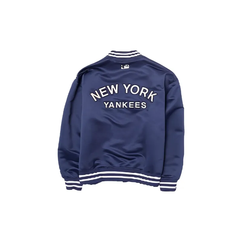 MLB New York Yankees Jackets & Coats Unisex Light Marine Blue-1