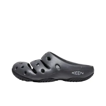 KEEN Abrasion Resistant Slip Resistant Closed Toe Slippers Unisex Magnet Black