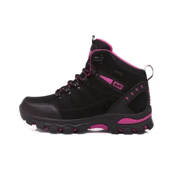 Scout Wolf Mid-Top Athletic Shoes/Hiking & Trekking Shoes Unisex Black Red