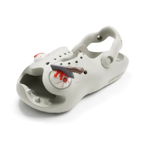 HelloSlippers Mr. Skully Zombie With A Kitchen Knife, Clogs Unisex