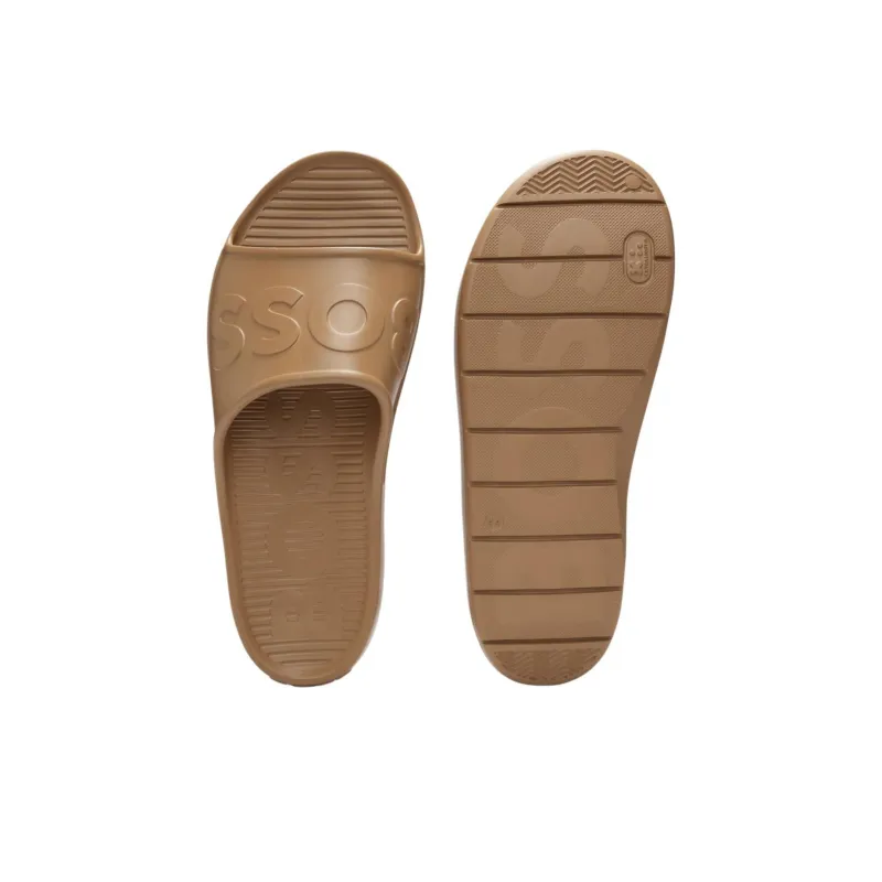 HUGO BOSS Slide Slippers Men's Brown-4