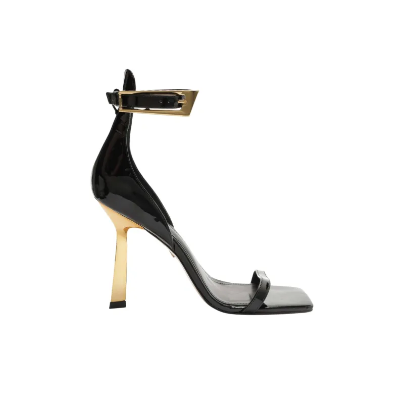 Schutz Ciara Strap Sandals 10.5cm Women's Black-1
