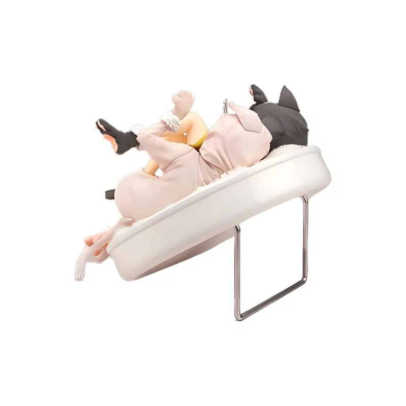 ALTER Infinite Stratos Charlotte & Laffla Cat Ears Pajamas Scale Figures 22cm-2