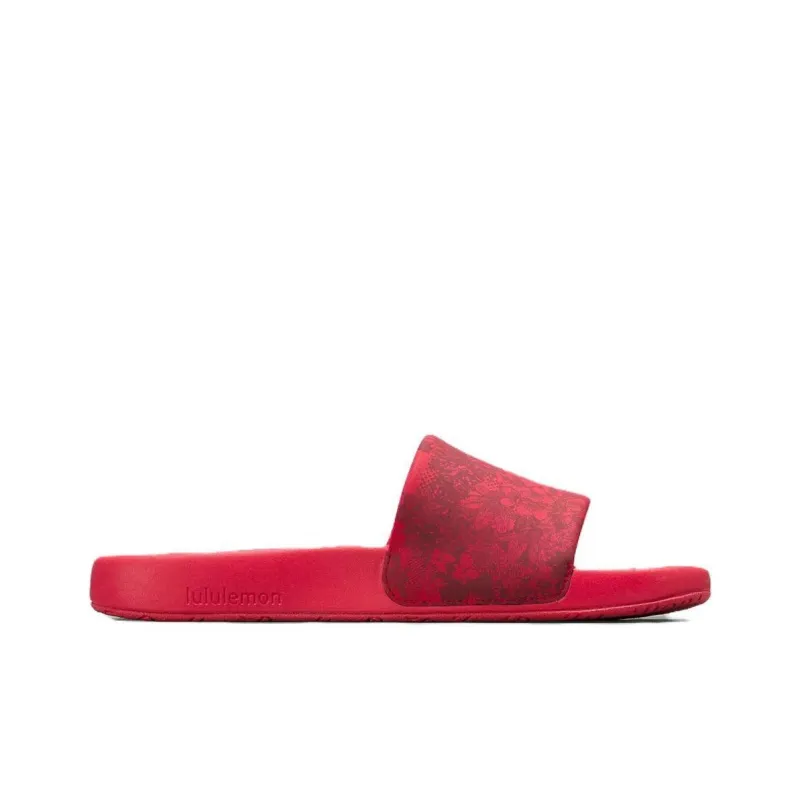 Lululemon Restfeel Slide Slip-Resistant Abrasion-Resistant Slide Slippers Men's Red-1