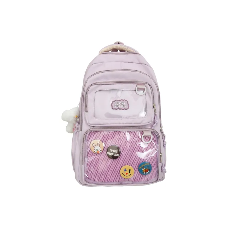 Barang Bear Polyester Cotton Blend Backpack Women's Multicolor-3