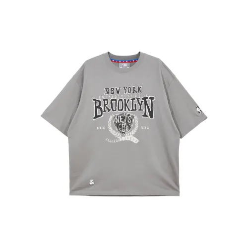 Nba X JACK&JONES JACK & JONES X NBA Co-branded Brooklyn Nets T-Shirts Men