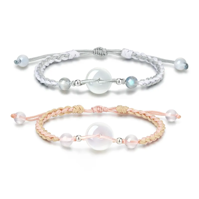ZSY Chalcedony Jade Bracelets Unisex-8