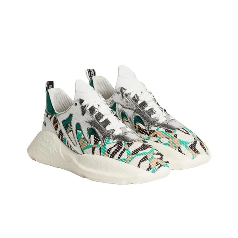 Roberto Cavalli Low-Top Casual Shoes Women's Green-2