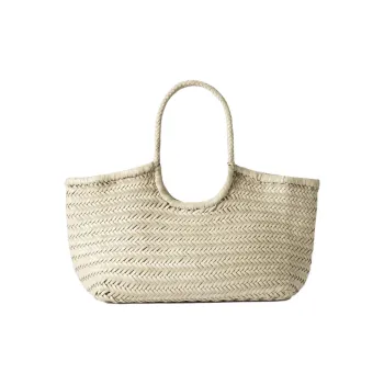 Dragon Diffusion Calfskin Tote Bag, Shopping Bag, Shoulder Bag, Handbag Women's Pearl