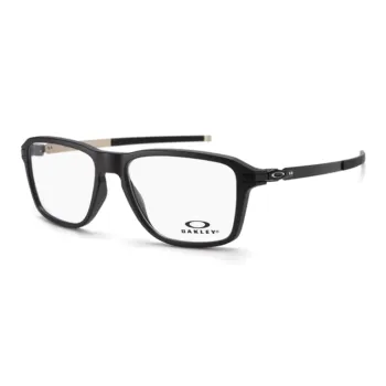 Oakley Plate Frame Rectangular Eyeglass Frames Men's Black