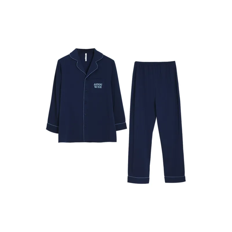 Red Beans At Home Pajama Set Men's-0