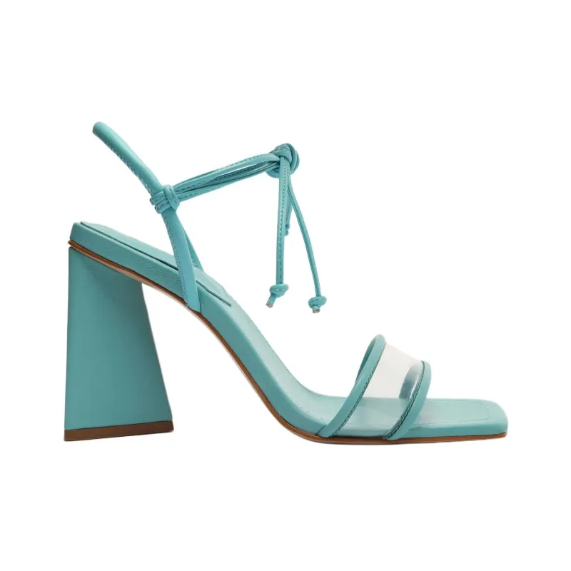 Schutz Gianna Strap Sandals 10cm Women's Blue-1