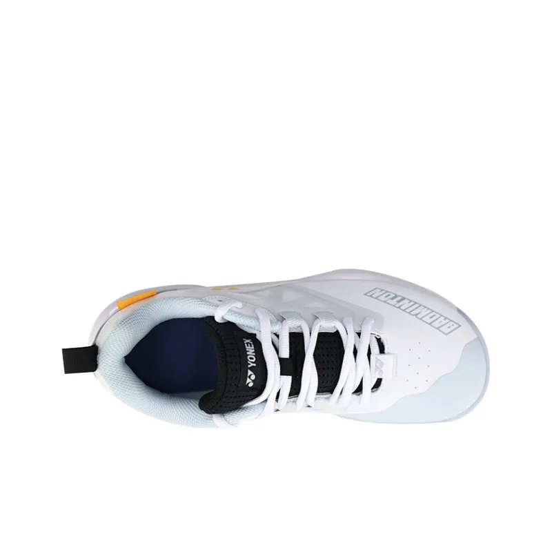 YONEX Power Cushion Low Top Badminton Shoes Unisex White Yellow-2