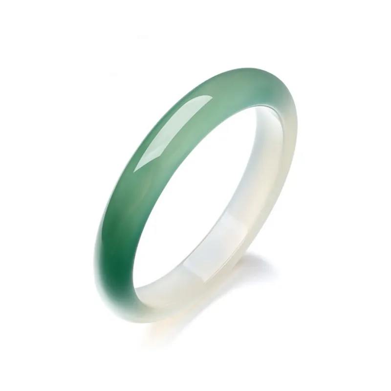 Long Fu Chalcedony Bangle Hand Ornament For Festive Gift Traditional Chinese Style Accessories Women's-1