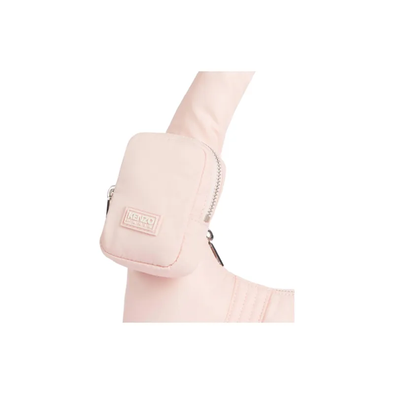 KENZO Nylon One Shoulder Handbags Women's Pink-2