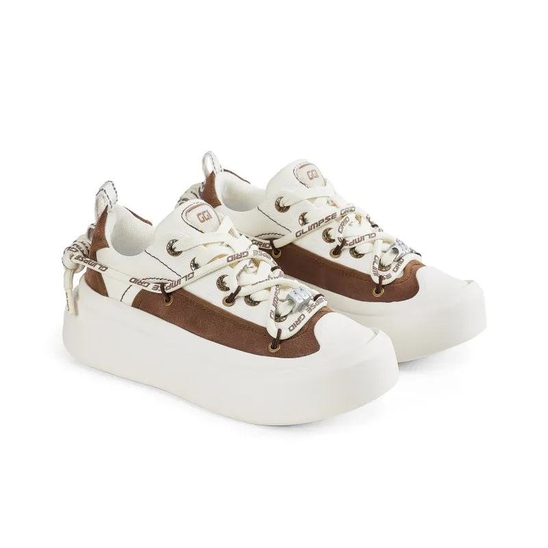 Ggi Wander Play Stylish Skateboarding Shoes Unisex Mocha-1