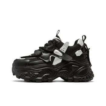 HARSON Wear Resistant Slip Resistant Low Top Chunky Sneakers Women's