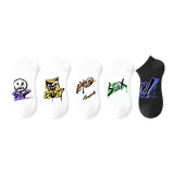 Men's Individual Graffiti D Set 7A Antibacterial/Breathable Odor-Resistant