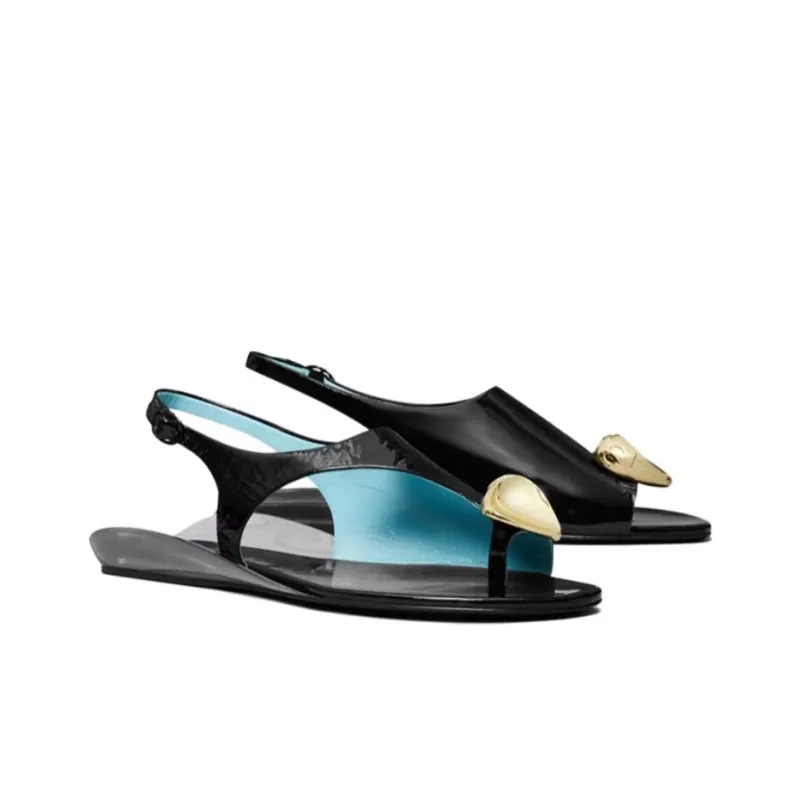 TORY BURCH Patos Strap Sandals Women's Black-2