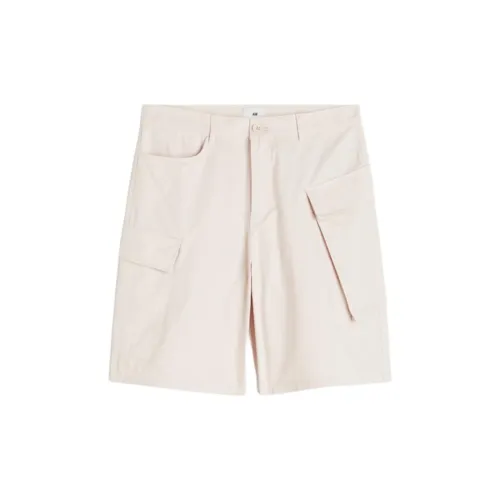 H&M Cargo Shorts Men Light Pink