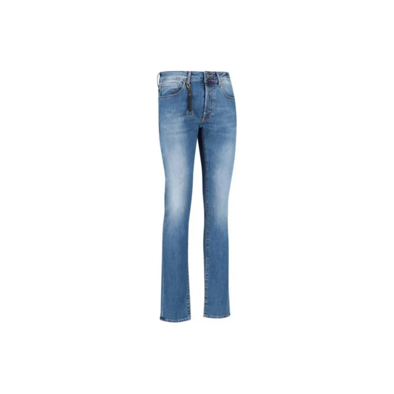 INCOTEX Straight-leg Keyring-attachment Jeans-2