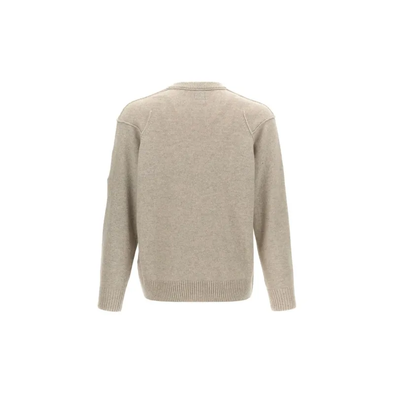 C.P.Company Lens Detailed Crewneck Jumper-1